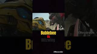 Blitzwing Vs Bumblebee transformersbumblebee2018carn [upl. by Anoyet]