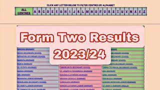 MATOKEO YA KIDATO CHA PILI 2023  NECTA Form Two results 20232024 [upl. by Butcher902]