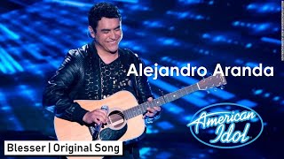 Alejandro Aranda Sings Original Song  Blesser  American Idol 2019 [upl. by Corrina538]