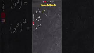 POTENCIAÇÃO 6 ANO  Dica Rápida Como calcular e resolver potência  exercícios de POTENCIAÇÃO [upl. by Marin]