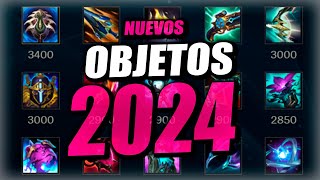 🔥 TODOS los NUEVOS OBJETOS de LOL 🔥  Nueva Temporada League of Legends 2024 [upl. by Rowena]