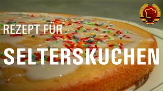 Blitzrezept zum Backen für Selterskuchen nach DDR Rezept  einfacher gehts nicht [upl. by Darrelle]