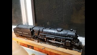 Lionel 8142 Locomotive with baby oil smoke [upl. by Eirrahs]