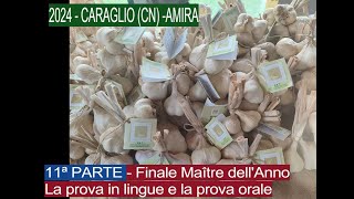 2024  CARAGLIO CN AMIRA 11ª PARTE Finale Maître dellAnno  La prova in lingue e la prova orale [upl. by Arel]