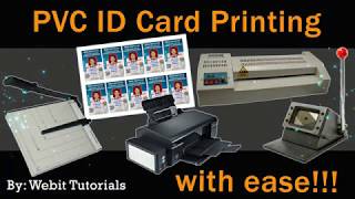 PVC ID Card Printing Short amp Complete Guide [upl. by Eivla]