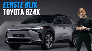 Toyota bZ4X EV  Sneak preview op Belgische bodem [upl. by Tammie897]