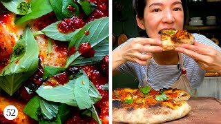 Mandy Lees Sultry Tom Yum Pizza Margherita  At Home With Us [upl. by Schaper]