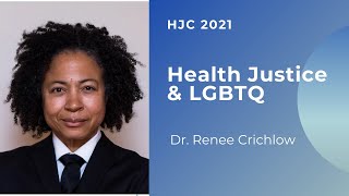 Dr Renee Crichlow Health Justice and LGBTQ [upl. by Adnirod]