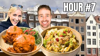 Eating INDIAN FOOD for 24 HOURS [upl. by Gnilsia]