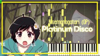 Nisemonogatari OP  Platinum Disco Piano Cover [upl. by Nonnerb]