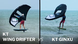 KT Wing Drifter vs KT Ginxu  on water review [upl. by Nyvlem377]