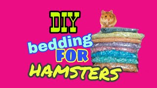 DIY colorful bedding for hamsters [upl. by Amled514]