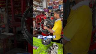 Part  1 Splendor का Alloy wheel टूट gya 😱  Vikasbaghpatiya shortvideo shorts [upl. by Simson188]