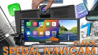 SPEDAL NAVICAM SMART CAR STEREO CL860L  Portable Upgrade [upl. by Anod836]