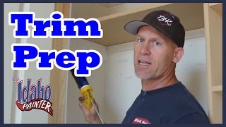 CAULKING AND SPACKLING TIPS DIY How to paint trim Tips painting trim work [upl. by Vera]