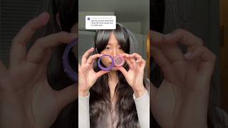 how to style curtain bangs with a velcro roller [upl. by Akihdar151]