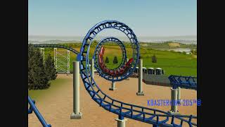 KoasterKing 205s Corkscrew  RCT3 [upl. by Norine655]