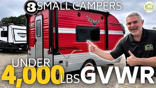 Small Campers Under 4000lbs GVWR  2024 Models [upl. by Zap]