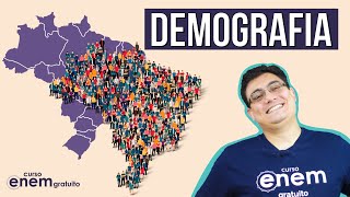 DEMOGRAFIA principais conceitos  Resumo de Geografia para o Enem [upl. by Anirbas]