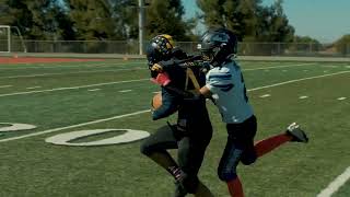 Jurupa Steelers Micro Black Football Highlight Hype 24 [upl. by Oderfliw365]