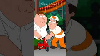 cant look hilarious on this motorscooter 😂 familyguy shorts [upl. by Evoy]