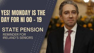 STATE PENSION PAYMENT REMINDER MONDAY IS THE DAY FOR NI 0019 [upl. by Resa]