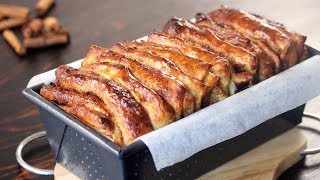 Pull Apart Cinnamon Bread Recipe  How Tasty Channel [upl. by Cynthla]