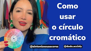 Combinação de cores como usar o círculo cromático [upl. by Drofniw]