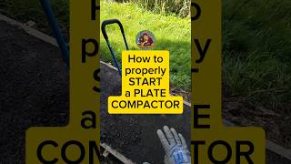 Watch first before using a plate compactor compactors construction howto [upl. by Homere]