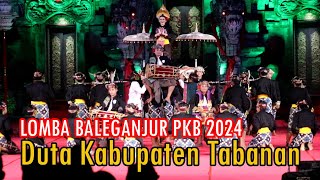 Baleganjur Terbaik Duta Tabanan PKB 2024 [upl. by Odracir]