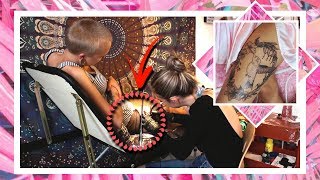 VLOG  JE ME FAIS TATOUER LA CUISSE [upl. by Terrab]