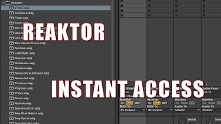 Liberate your Reaktor library in Ableton Live [upl. by Acissehc771]