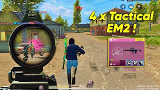 I TRIED ENEMY’S OVERPOWERED EM2 LOADOUT WITH 4x Tactical Scope  COD MOBILE [upl. by Ashok460]