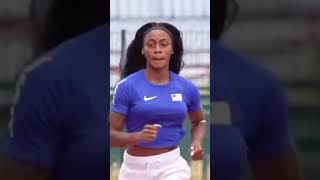 Shaccari Richardson Paris Olympic 100m final [upl. by Enialedam]