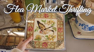 Thrifting at a Flea Market in France ❘ How to find flea markets ❘ Haul  10 [upl. by Willabella]