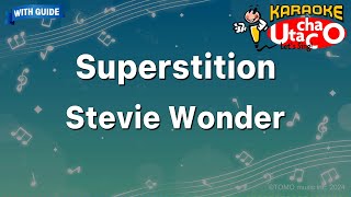 Superstition – Stevie Wonder Karaoke with guide [upl. by Pero426]