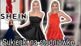 Sukienki na studniówkę z SHEIN Try on haul [upl. by Gabrielli]