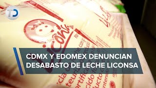 Leche Liconsa reportan desabasto en CdMx y Edomex [upl. by Aliuqa]