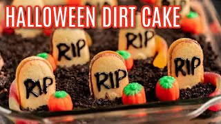 Easy Halloween Dirt Cake Recipe  Adorable and Delicious [upl. by Tserof]