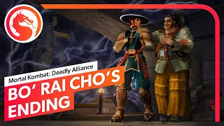 Bo Rai Chos Ending  Mortal Kombat Deadly Alliance [upl. by Enialb]