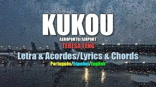 Teresa Teng 空港 KukouLyrics amp ChordsLetra amp AcordesPortEspEng [upl. by Nauqahs]