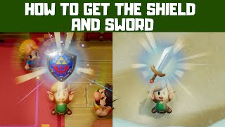 How to Get the Sword and Shield in Links Awakening Switch [upl. by Streeto]