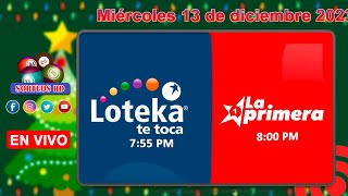 Loteka y la Primera en vivo 🎰 │Miércoles 13 de diciembre 2023– 755 PM [upl. by Aicemak]