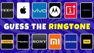 Guess The Smartphone By The Ringtone 📱🎵  QuizzGlitz [upl. by Morice]