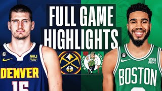 NUGGETS at CELTICS  NBA FULL GAME HIGHLIGHTS  November 11 2022 [upl. by Sualakcin833]