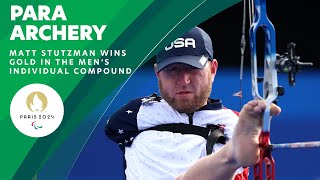 Matt Stutzman Hits Incredible Bullseye In The Mens Compound Archery 🇺🇸  Paralympic Games [upl. by Afton]