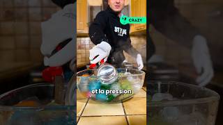 Expérience  canette et implosion 💥🧊 simonkacki experience diy implosion science [upl. by Adnowat84]