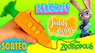 BOLIGRAFO decorado ZOOTROPOLIS  Zanahoria JUDDY HOPPS Zootopia [upl. by Dovev]