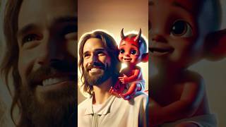 Jesus and the Devil Make Trouble edit shorts fe jesus davil [upl. by Ecnadnac]