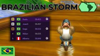 【MKW LTAR】DS Yoshi Falls  59453  Dudu BRAZILIAN STORM [upl. by Oreves]